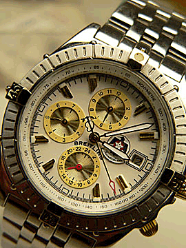 Breitling chronograph watch.